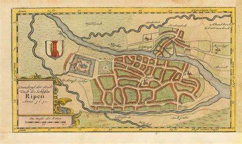 Maps, Denmark, Ribe – Philographikon Antique Maps and Prints