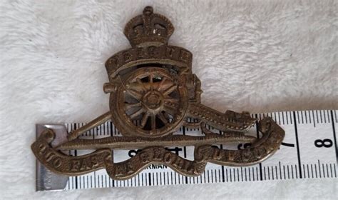 Royal Artillery Cap Badge Ubique Quo Fas Et Gloria Ducunt Ebay