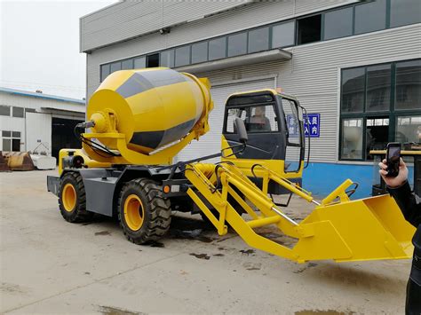 3 5 M3 Concrete Placing Boom Portable Cement Mixer China Self