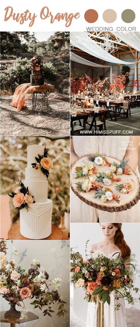 Wedding Color Trends 30 Sunset Dusty Orange Wedding Color Ideas Page