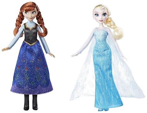 Mattel Disney Frozen Signature Collection Nude Shimmering Elsa Anna