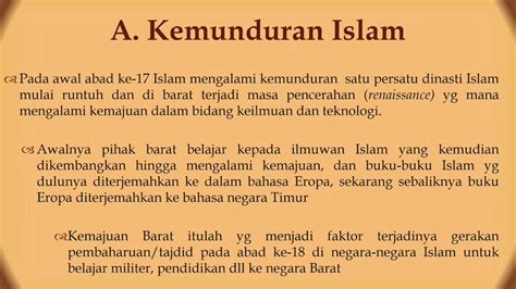 Kemunduran Umat Islam SKI XI YouTube