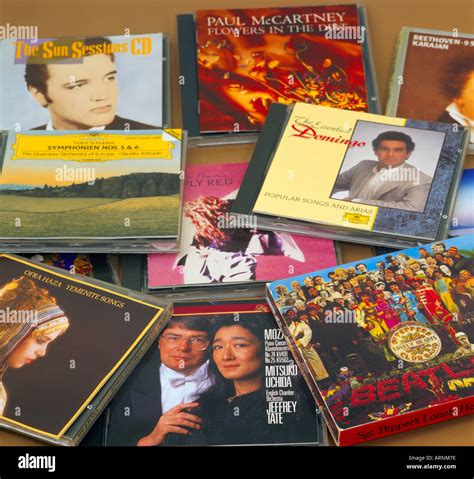 audio cd covers stock photo alamy