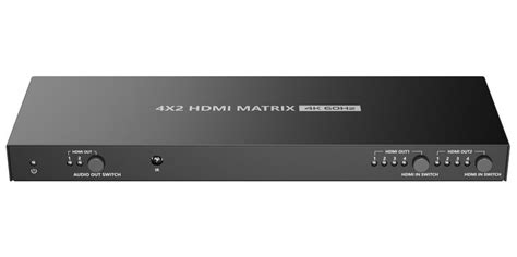 Матричний комутатор 4x2 HDMI 4K Lenkeng LKV422