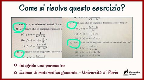 Esercizi Svolti Sulle Funzioni Pari E Dispari 1 Esame Di Matematica