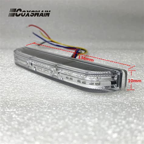 1pc COXSWAIN Dual Color Car LED Emergency Grill Strobe Light 18 3W LED