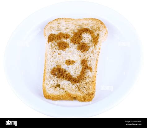 Funny toast, isolated on white Stock Photo - Alamy