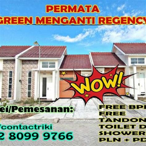 Permata Green Menganti Regency Rumah 300 Juta Nol Jln Menganti