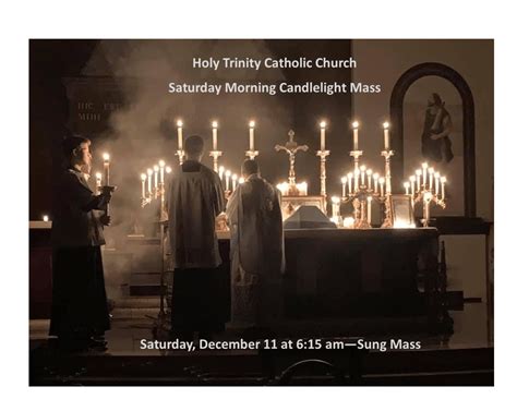 Saturday Morning Rorate Mass at Holy Trinity in Gainesville, VA – Holy ...