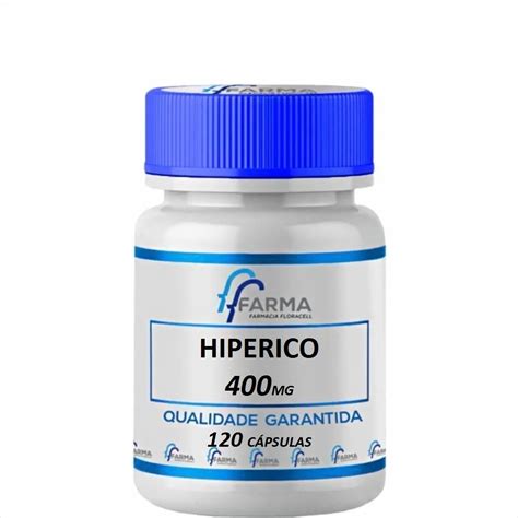 Hipérico 400mg 120 Cápsulas MANIPULAÇÃO FARMÁCIA FFARMA