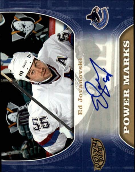 Upper Deck Power Play Power Marks Pmej Ed Jovanovski Nm Mt