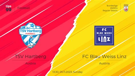 TSV Hartberg Vs FC Blau Weiss Linz 05 11 2023 Match Prediction