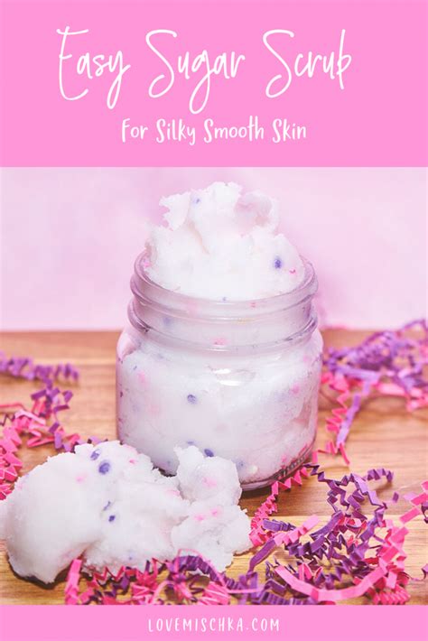 How To Make Easy Diy Sugar Scrub Love Mischka Sugar Scrub Homemade Sugar Scrub Diy Diy