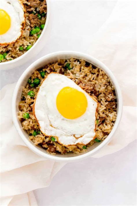 Beef Fried Rice with Fried Egg | Meal Prep or Quick Family Dinner