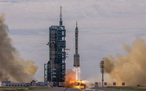 China Launches Shenzhou 17 Manned Spacecraft To Its Space Station