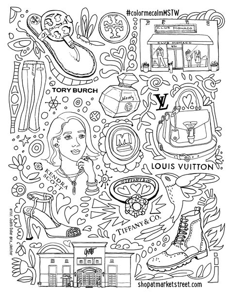 Louis Vuitton Coloring Pages Coloring Nation