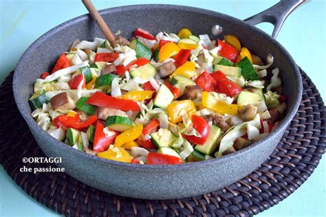 Verdure Saltate In Padella Contorno Estivo ORTAGGI Che Passione