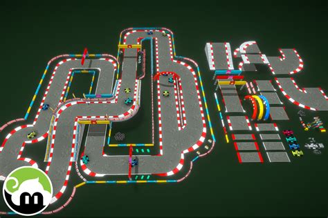 Kart Racing Deluxe Pack 3d Roadways Unity Asset Store