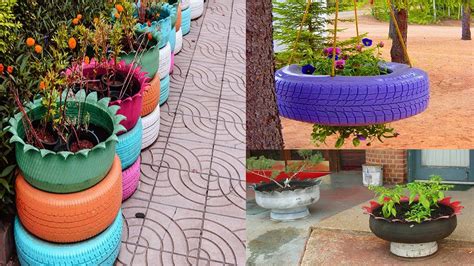 Creative Ways To Reuse Old Tires As Garden Decoration Upcycle Old