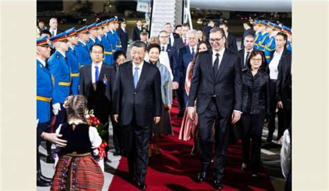 الوكالة الوطنية للإعلام China s Xi Jinping visits Serbia on