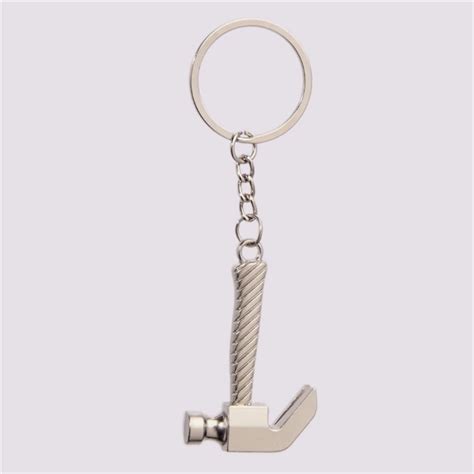 Male Keychains Simulation Tools Hammer Key Ring Tools Keychain Mini