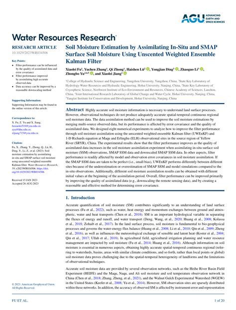 Soil Moisture Estimation By Assimilating InSitu And SMAP Surface Soil