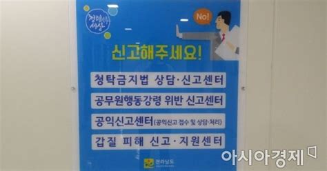 전남도 갑질 피해 신고·지원센터 운영무관용 원칙 처분·수사 한다