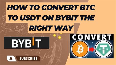 How To Convert Btc To Usdt On Bybit The Right Way Youtube