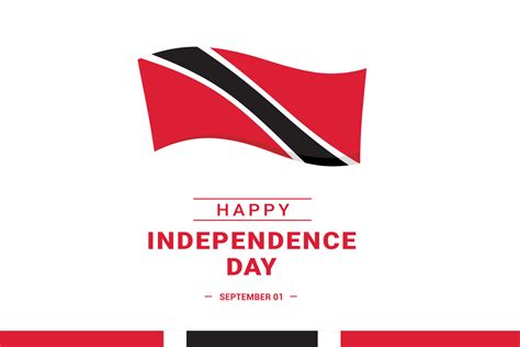 Trinidad And Tobago Independence Day Vector Art At Vecteezy