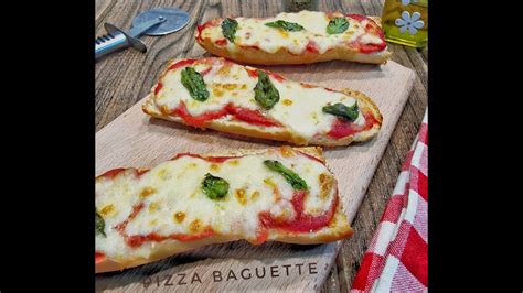 Baguette Pizza In Friggitrice Ad Aria Pronta In Minuti Youtube