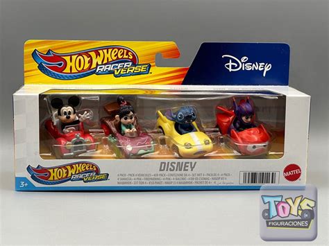 Hot Wheels Disney Racer Verse Pack Mickey Vanellope Stitch Giro Vhtf Ebay