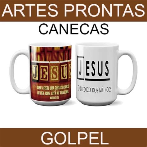 Sublimar Artes Prontas Estampas Evang Licas Gospel Canecas