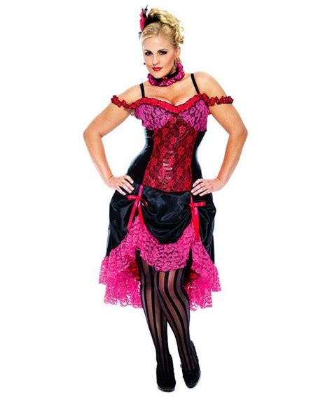 Madame Can Can Costume Adult Plus Size Costume Women Halloween