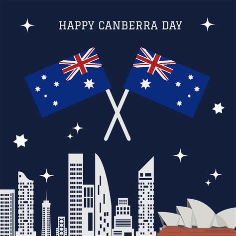 Free Canberra Day Illustration Template Edit Online And Download