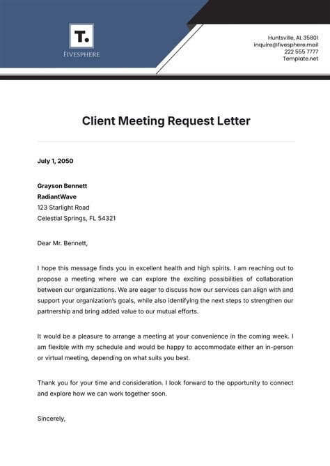 Free Sample Client Letter Template to Edit Online