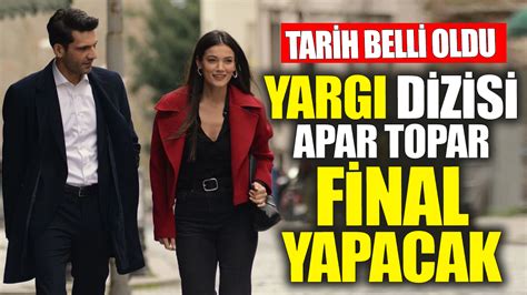 Yargı dizisi apar topar final kararı aldı Tarih belli oldu