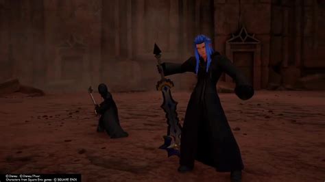 Kingdom Hearts Iii Saix Vs Roxas Fight Level Critical Youtube