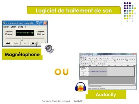 Cours Traitement Du Son Avec Audacity Ppt