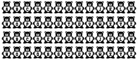 Teddy Bears Font By Vladimir Nikolic FontRiver