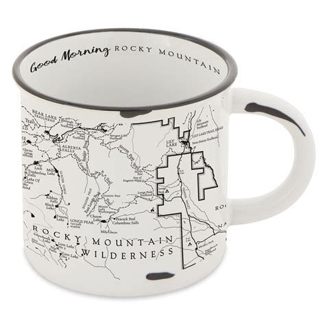 Grand Teton National Park Map Camp Mug | McGovern & Co.