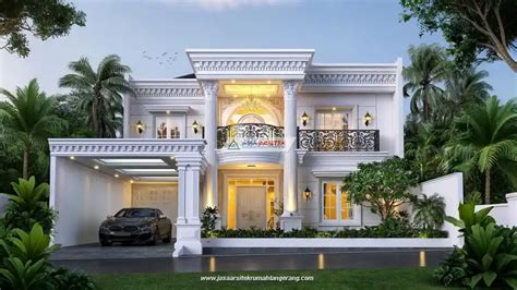 gambar rumah mewah tampak depan asia arsitek