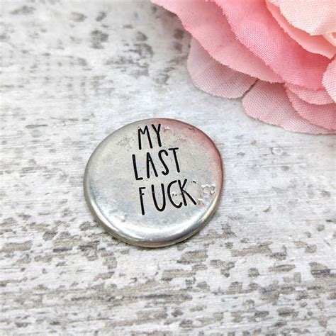 My Last Fuck Pocket Token Eventeny