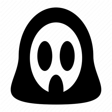 Scary Ghost Face Svg