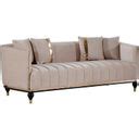 Toronto Loveseat In Beige By Furnia 1StopBedrooms