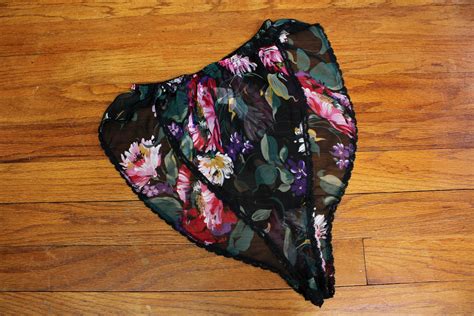 Sheer Floral Panties 80s Vintage Lingerie 1980s Panties Etsy