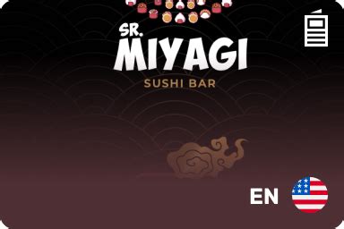 Menú Sr. Miyagi Sushi – Menú digital