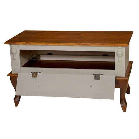 Mesa De Centro Retangular Portas P S Luiz Xv Floren A Laca Nude Tampo E Base Imbuia