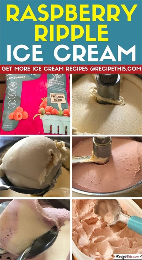 Raspberry Ripple Ice Cream Maker Recipe Recipe This