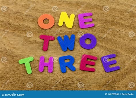 One Two Three Alphabet Abc Numbers Foam Toy Stock Photo Image Of