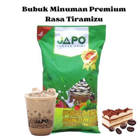 Jual Kg Premium Powder Drink Rasa Tiramizu Merk Japo Kg Kopi